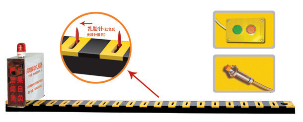 阳江江城区V3嵌入式闯岗自动扎胎器/阻车器
